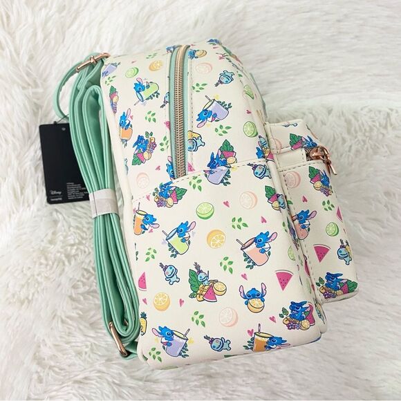 Loungefly Disney Lilo & Stitch Vacation Vibes Mini Backpack - Picture 5 of 8